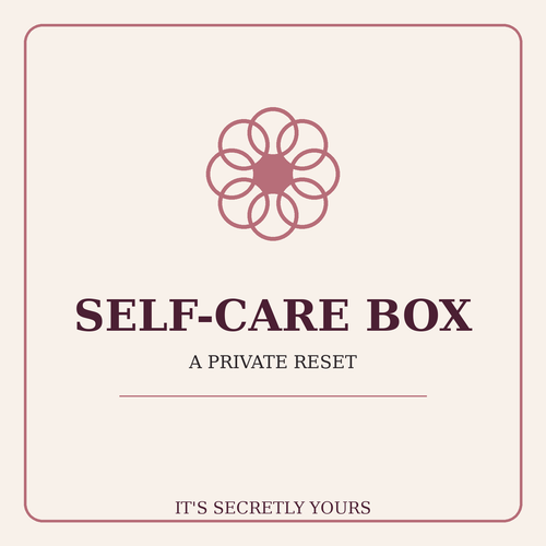 Self-Care Box branded product cover for It's Secretly Yours